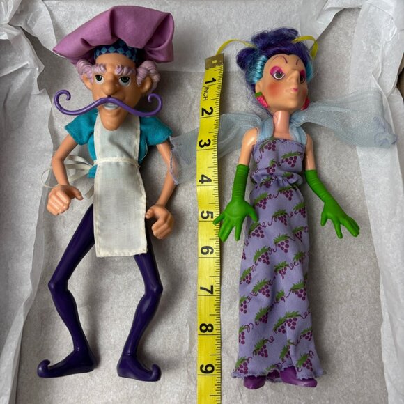 Strawberry Shortcake Purple Pie Man and Sour Grapes Figurines VTG 80's - Picture 5 of 8